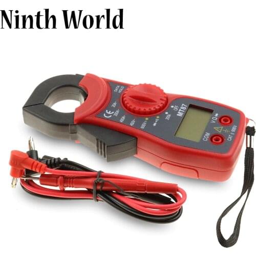 Clamp Digital Backlight Multimeter LCD AC/DC Ammeter Voltmeter Ohm Transistor Tester Multi Meter