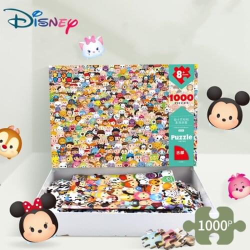 Disney Cartoon 1000 Pieces Adult Puzzle 8+Years Old Child Puzzle Children Educational Toys 75*50CM Christmas Birthday Gifts