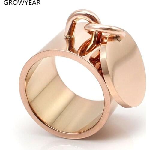 Женские золотые кольца GROWYEAR China At AliExpress