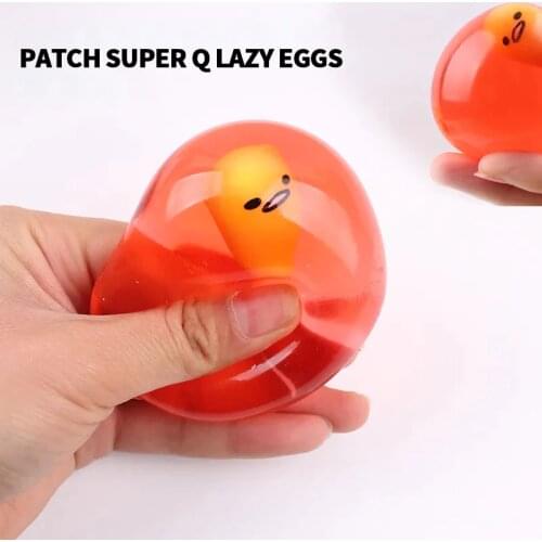 Fidget Toys Tricky Vomiting Lazy Egg Ball Stress Relief Toy Creative Antistress Soft Egg Artifact To Vent Spoof