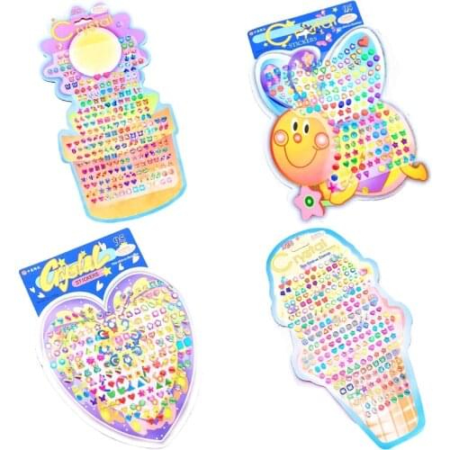 Colorful Gems for Crafts for Kids Shine Stickers Face Jewels Stickers Gems Rhinestones Eye Body Nail Jewels Stickers