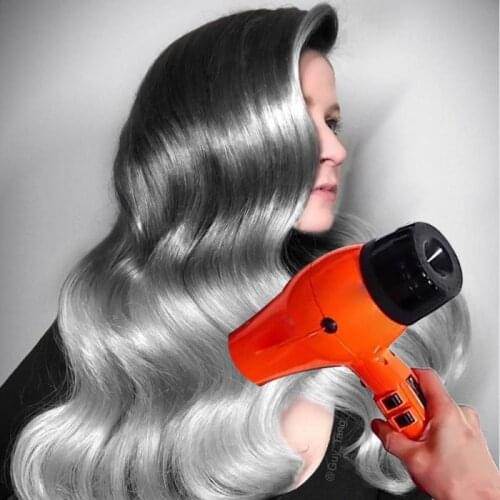 Gentle Thermochromic Hair Dye Color Changing Wonder Dye Cream Gray Sapphire Blue Purple Hair Color Dye Cream TSLM1