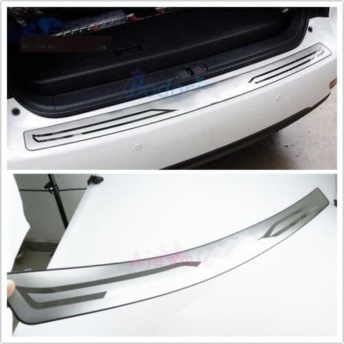 Rear Bumper Protector Trunk Door Sill Cover Trim 2009-2015 Stainless Steel Car Styling for lexus RX 450h 350 270 Accessories
