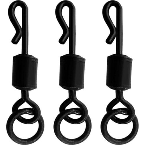 New 2017 arrival 20pcs 4# Q-Shaped Quick Change Swivels For Carp Fishing Terminal Tackle Hot
