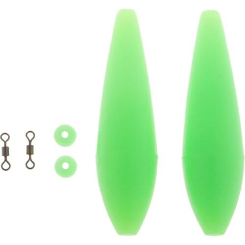 2pcs 4.8g 7.5g 9.5g Floating Spirolino Bombarda Fishing Float for Long Distance Casting Lures Sequins Flies