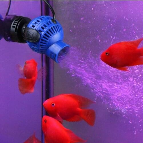 FISH TANK NO RETURN ROTATION WAVE MAKER SUPER SILENCE AQUARIUM MARINE CIRCULATION PROPELLER PUMP 220V 7500-10000 L/H 2200GPH