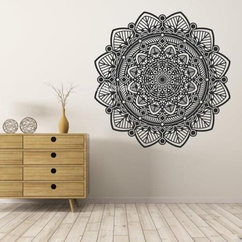 The Taj Mandala Wall Decal Medallion Yoga Studio Art Home Decor Nursery Wall Decor Ceiling Wall Install Removable Stickers LL767