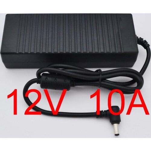 1PCS High quality IC solutions AC 100V-240V DC 12V 10A Switch power supply, 120W LED adapter,DC 5.5mm x 2.1-2.5mm