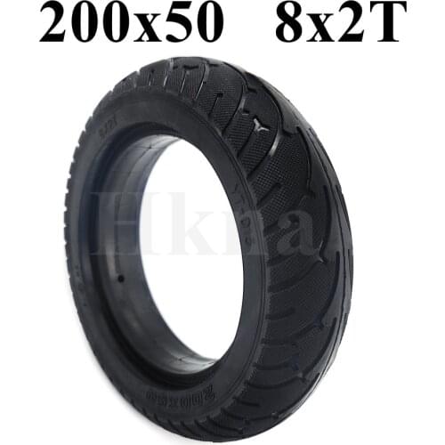 200x50 8x2T Solid Tire 8 Inch Puncture Resistant Tyre for RUIMA Mini 4 PRO Electric Scooter Rear Motor