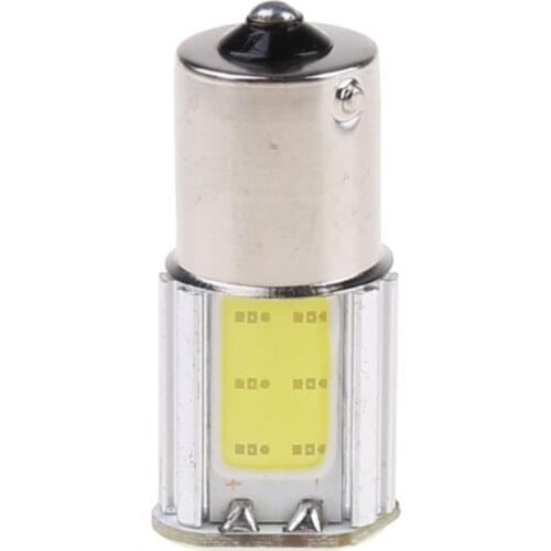White 1156 G18 Ba15s 4 COB LED Turn Signal Rear Light Car Bulb Lamp 12V New