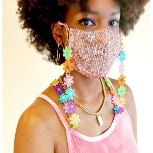 Adjustable Length Colored Face Mask Chain for Women Eyewear Glass Chain Accessories Necklace Strap Holder for Women Kids Safety
