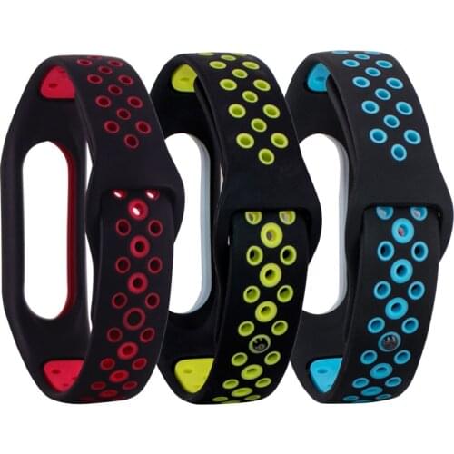 Colorful Bracelet for Xiaomi Mi Band 2 Strap Silicone Strap Mi Band 2 Bracelet Wristbands Band Wrist Strap for Xiaomi Mi Band 2