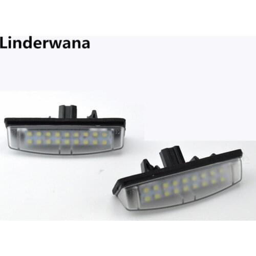 For LEXUS IS200 IS300 RX300 RX330 RX350 LS430 Es300 Es330 Gs300 Gs430 Gs400 License Plate Light Number Lamps Plate Light 2Pcs