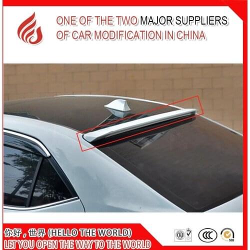 Hot sale ABS primer white black red ect color car roof spoiler for Corolla 2014 2015 2016 2017