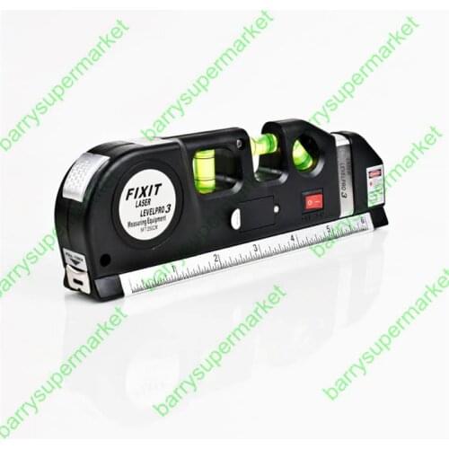 Laser Level Horizon Vertical Measure 8FT Aligner Standard & Metric Rulers Multipurpose Measure Instrument Level Laser