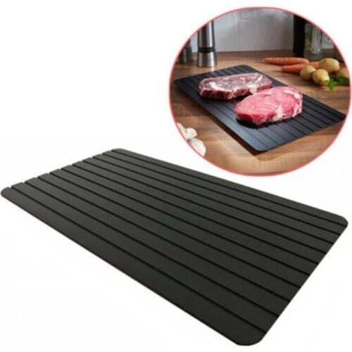 Hot Fast Defrosting Tray,Rambling Kitchen The Safest Way to Quick Defrost Meat Or Frozen Food 9x6.5inch