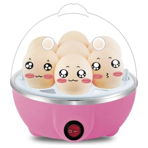 Multi Function Rapid Electric Egg Cooker 7 Eggs Capacity Fast Egg Boiler Steamer Automatic Shut Off Mini Eggs Omelette Boiler
