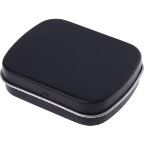 Portable Metal Tinplate Flip Storage Box Case Organizer Containers For Jewelry Money Coin Candy Keys Small Items