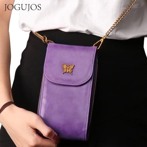 JOGUJOS Luxury Handbags Womens Bags for Woman 2020 Ladies Hand Bags Womens Crossbody Bags Cowhide Purse Clutch Phone Wallet