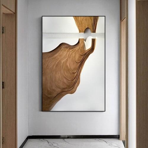Modern Simple Entrance Hallway Poster Home Decoration Living Room Sofa Background Wall Printing Atmosphere Frameless Mural Core