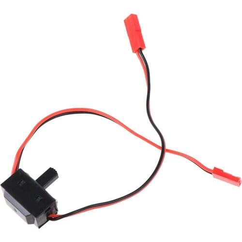 30Cm RC Car LED Light Control Power Switch JST Connector Wires For Axial SCX10 90046 HSP TRX4 RC Crawler