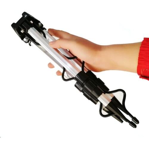 Contractible Fishing Rod Holder Aluminum Mini Telescopic Fishing Rod Holder Collapsible Stand Fishing Pole Bracket