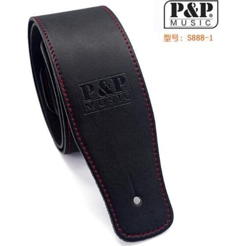 High-grade product leather guitar bass leather 160 cm straps instrument accessories