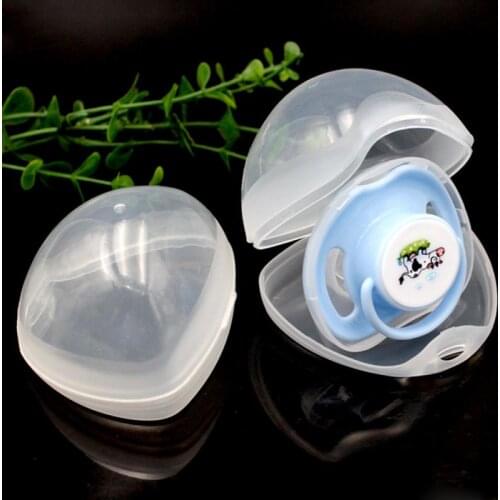 1pcs Pacifier Case Box Portable Infant Newborn Baby Nipple Shield Case Pacifier Holder Storage Box Soother Container