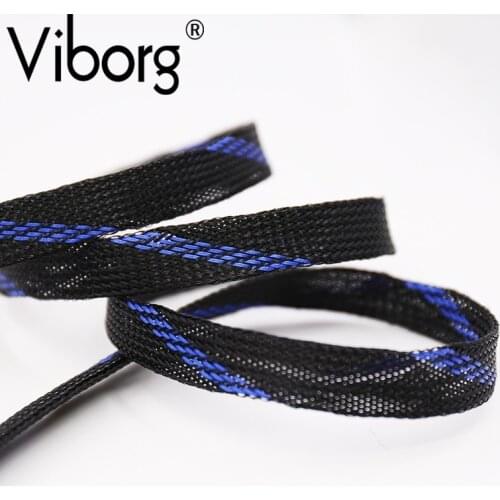 10M VLY001 16MM Nylon Mesh Braided Sleeving For DIY Power Cord Cable Sleeves Tube Sleeves