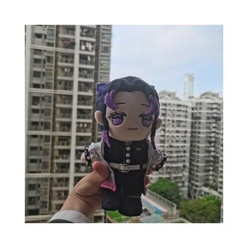 Anime Kochou Shinobu Demon Slayer Kimetsu No Yaiba Cute Soft Plush Doll Stuffed Toy Dolls Cartoon Pillow Props Xmas Gifts