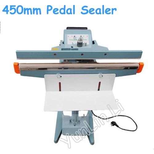 450mm Plastic Bag Sealer Foot Pedal Impulse Heat Sealing Machine 17 Inch Pedal Sealer Model 450