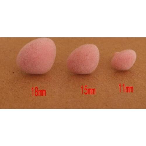 Free shipping!!! .11-18mm Pink Safety Noses For Teddy Bear--30pcs
