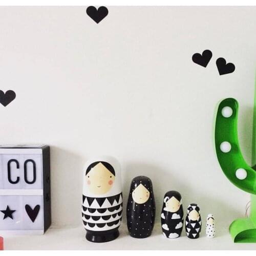 Wooden Russia Dolls 5 Layers Doll Winter Decoration Children Christmas Birthday Gift