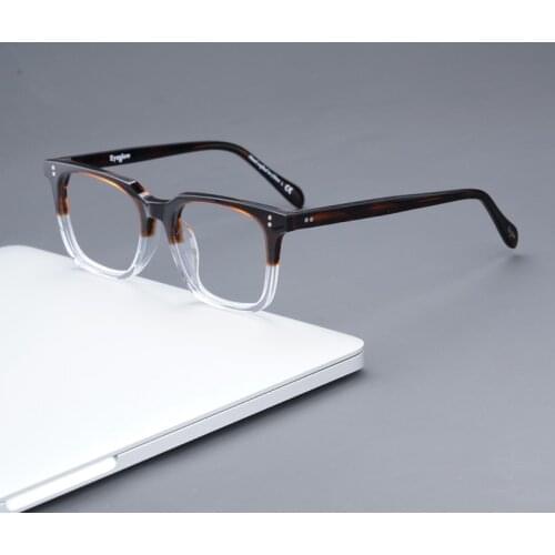 Eyeglow 6501 Designer Eyeglasses Frame Womens Glasses Frame for Men Square Retro Clear Glasses