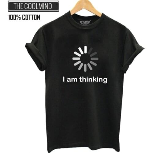 COOLMIND QI0235B 100% cotton cool summer women tshirt short sleeve o-neck women t-shirt casual t-shirt female tee shirt