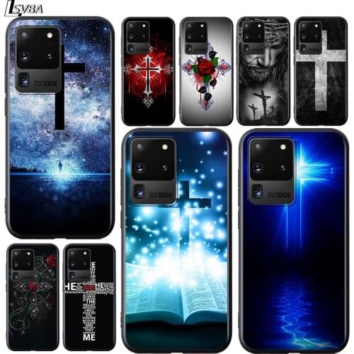 Christian Jesus Cross for Samsung Galaxy A72 A52 A32 A12 A02S S20 FE Plus Ultra Lite A91 A81 A71 A51 5G Phone Case
