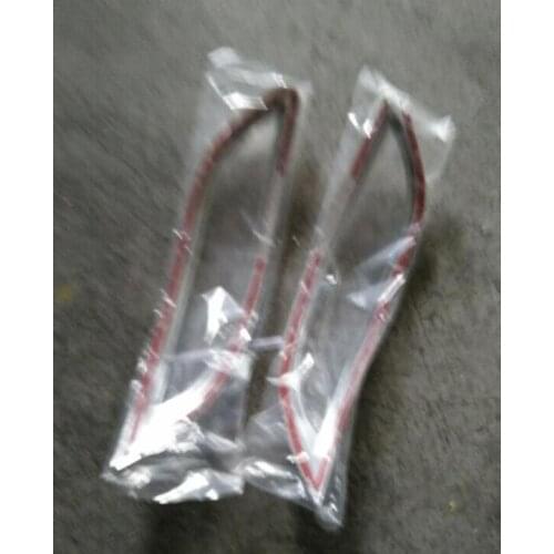 Chrome rear bumper fog lamp cover Trim 2013 2014 2015 for Hyundai Santa Fe IX45 high quality chrome trim labels car styling