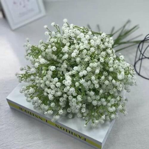 Artificial Flower False Blossom Plastic Plant Babysbreath Wedding Beautiful Hand Embroider Domestic Decorative The New 2012