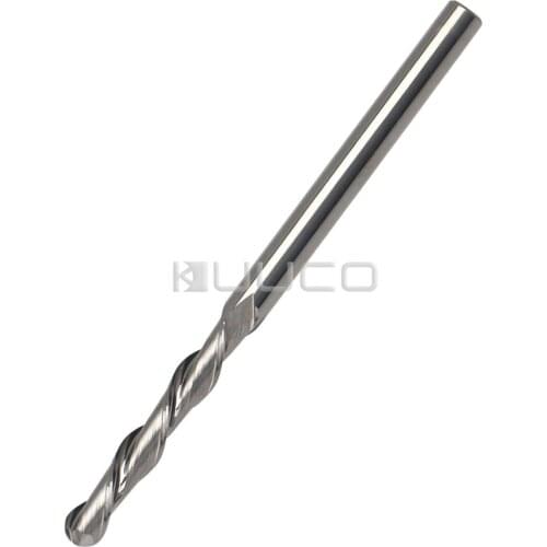 5 PCS/LOT CNC Router Bits/2 flutes helical ballnose End mill/Drill Bit for Aluminum/Acrylic/Color Plates/Wood/Plastic/PVC etc
