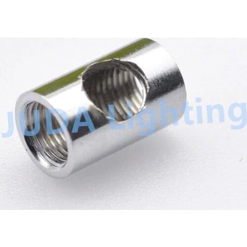 Lamp Tooth Tube M10 thread pipe 3 holes connection adapter for chandelier led pendant light retro lamp iron hardware fittings