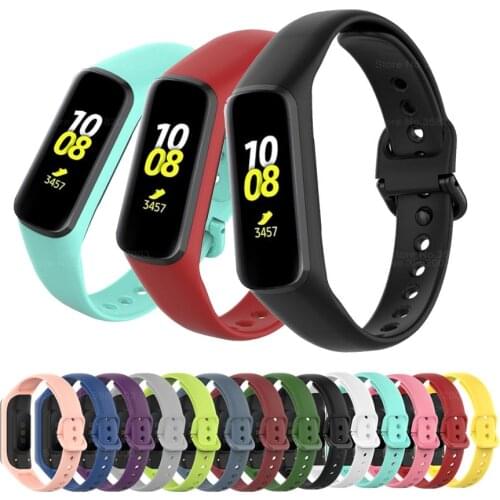 Soft Silicone Sport Band Straps For Samsung Galaxy Fit 2 SM-R220 Bracelet Replacement Watchband For Samsung Galaxy Fit2 Correa