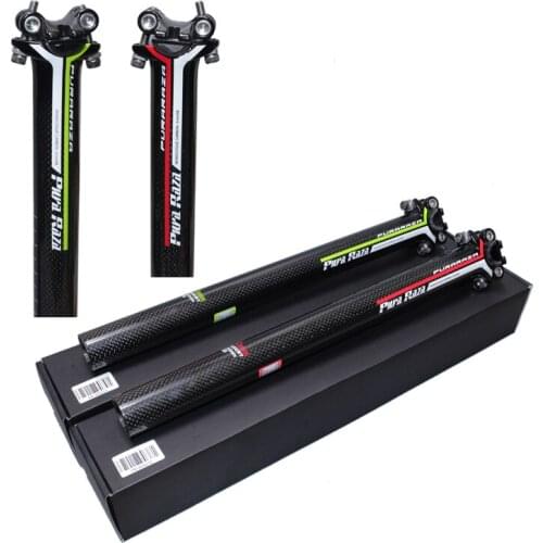 2016 new PURARAZA full carbon fiber mountain road bike seat ultralight rod seat tube seat tube seatpost / bicycle accessories