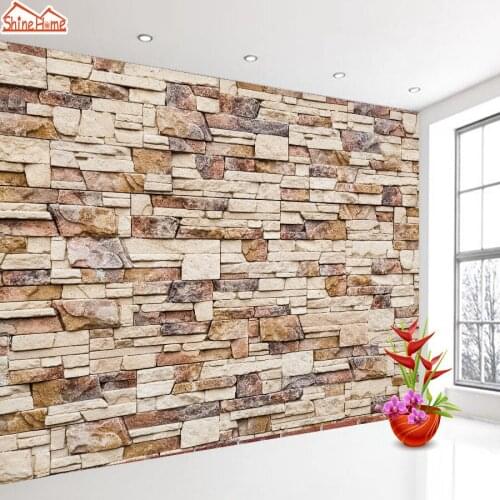 Brick Stone Mural Walls Paper Murals Wallpaper Wallpapers for Living Room Contact Wall Papers 3d Papers Home Decor Paper Bedroom