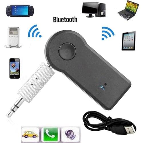 1pc Professional 3.5mm Wireless Bluetooth Receiver Audio Music Adapter Bluetooth 3.0 USB Bluetooth Audio Adapter Aux Receptor