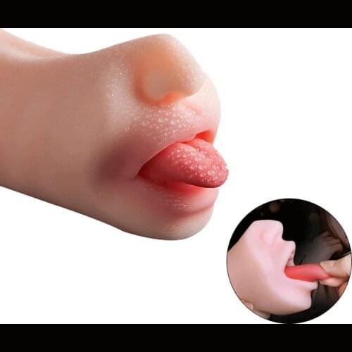 Real Oral Vagina Male Masturbator For Men Sex Toys Pussy Mouth G Spot Stimulator Masturbatings Adult Erotic Sex Shop Men Toys