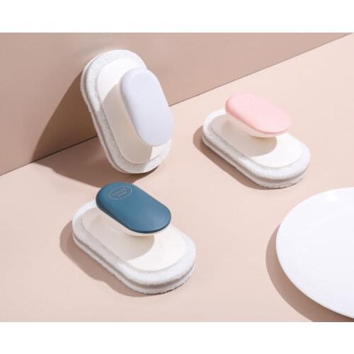 Kitchen Handle Cleaning Brush Countertop Cleaning Pot Brush Dish Brush Sponge Brushes Cleaning Appliance Kitchen Tools
