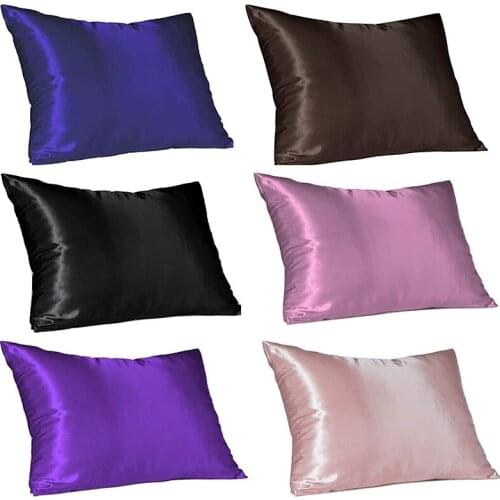 Silk pillow case pure color silk double side pillow case mulberry silk