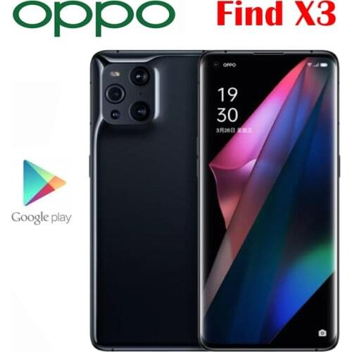 Original New Official OPPO Find X3 5G Cell Phone Snapdragon 870 NFC 6.7Inch AOLED 50.0MP Rear Camera 65W SuperVOOC Android 11
