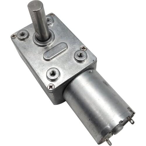 Carbon Brush Micro DC Worm Geared Motor High Torque 6V 12V 24V Diameter 8MM 3 To 150RPM Self Locking Adjustable Speed Reversed