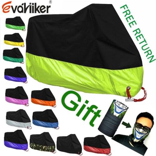 Motorcycle cover M L XL XXL XXXL XXXXL universal Outdoor Uv Protector Bike Rain Dustproof Scooter Covers waterproof 15colors